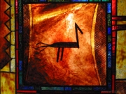 "The Bird" - small stained glass work