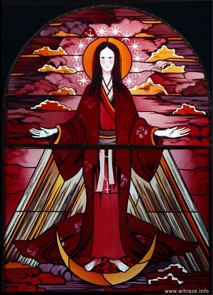 Okno na chórze środkowe - obraz 1 - Matka Boża Niepokalana